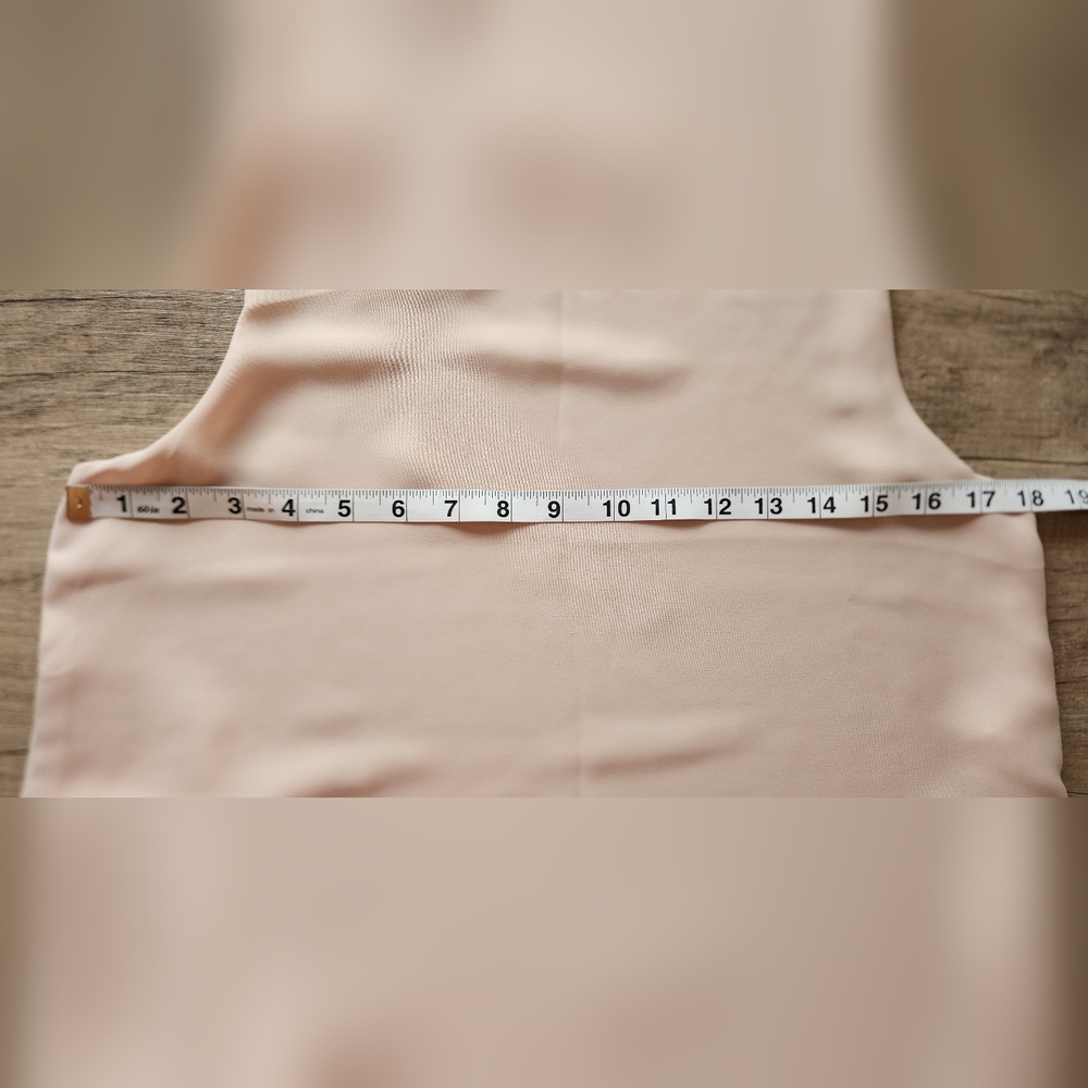 Zara Basic Tan Blouse‎ Women's Small - Picture 4 of 6